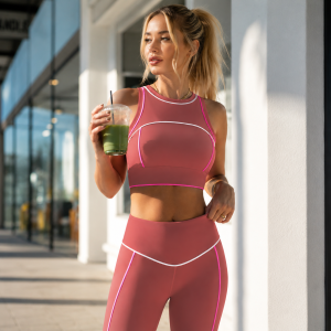 Women’s Pink Premium Activewear Crop Top