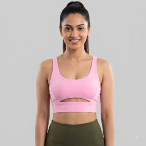 Poly Spandex Stretch Sports Bra