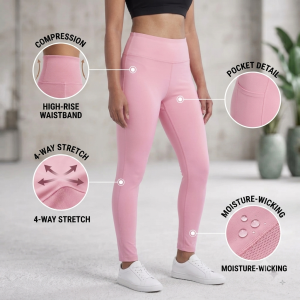 Poly Spandex Leggings | LMWT-1