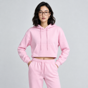 Luxe Wide-Leg Co-ord Set - Cropped Hoodie & Joggers | LMWTS-2